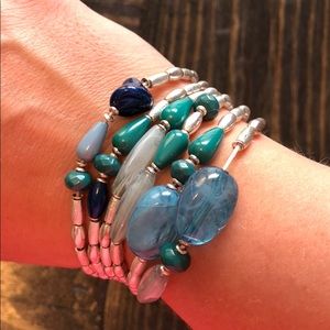 Lia Sophia stackable bracelets